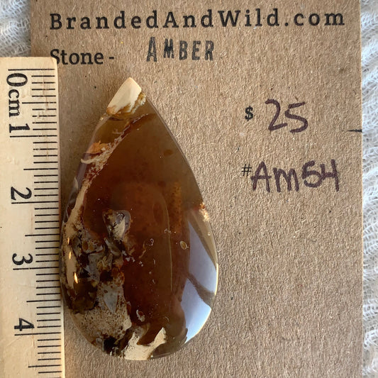 Amber Cabochon AM54