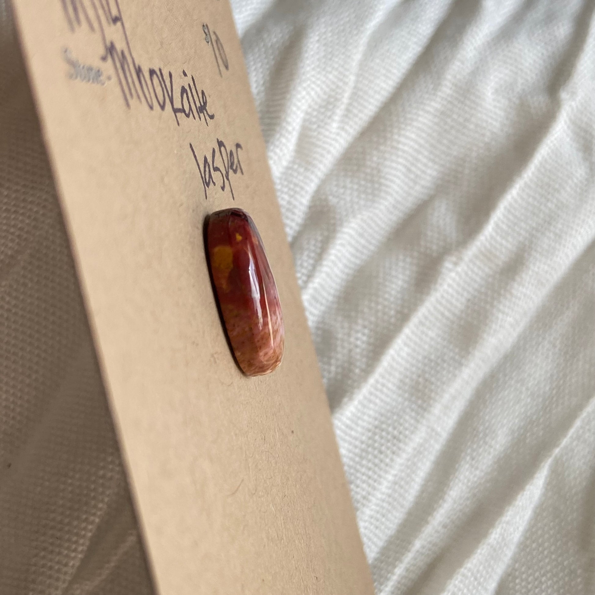 Mookaite Jasper Cabochon - MJ14 118A3D71-E94D-4853-AB5A-3DBFDE98C98A Brandedandwild.com