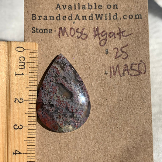 Moss Agate Cabochon- MA50