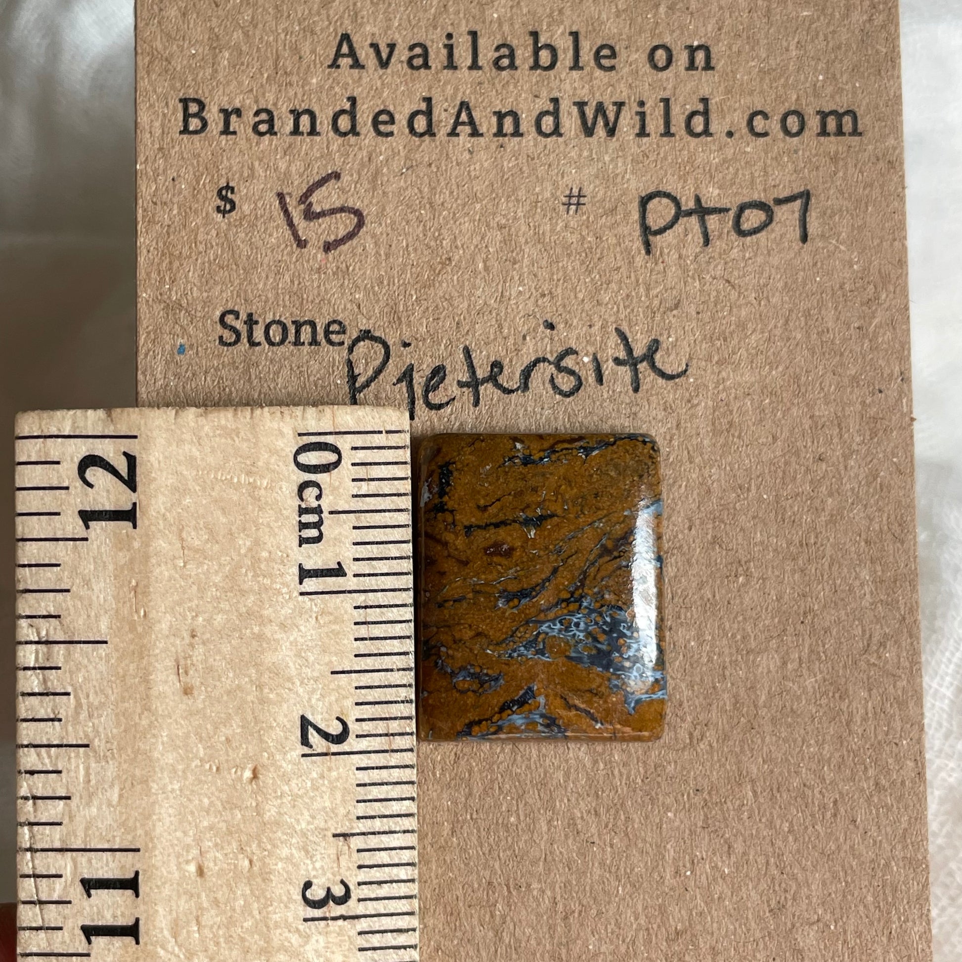 Pietersite Cabochon - PT07 11B0BE6B-AE96-4C0C-BC00-DD5B28845789 Brandedandwild.com