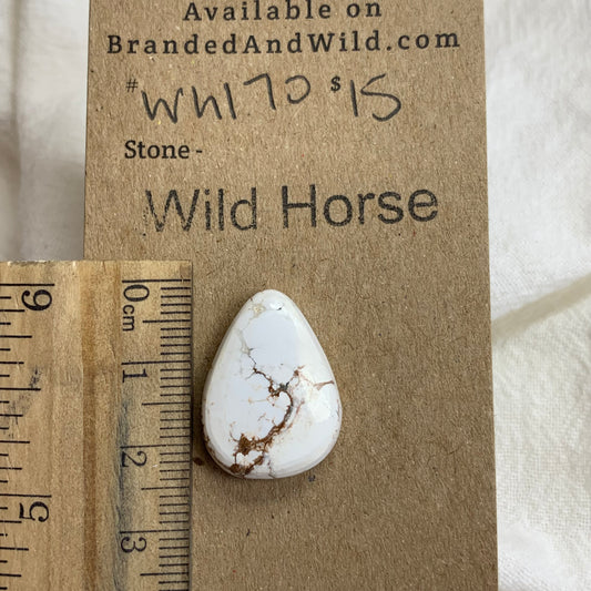 Wild Horse Cabochon - WH170 11BA2864-44B2-4A73-9745-FAD6B736FB40 Brandedandwild.com