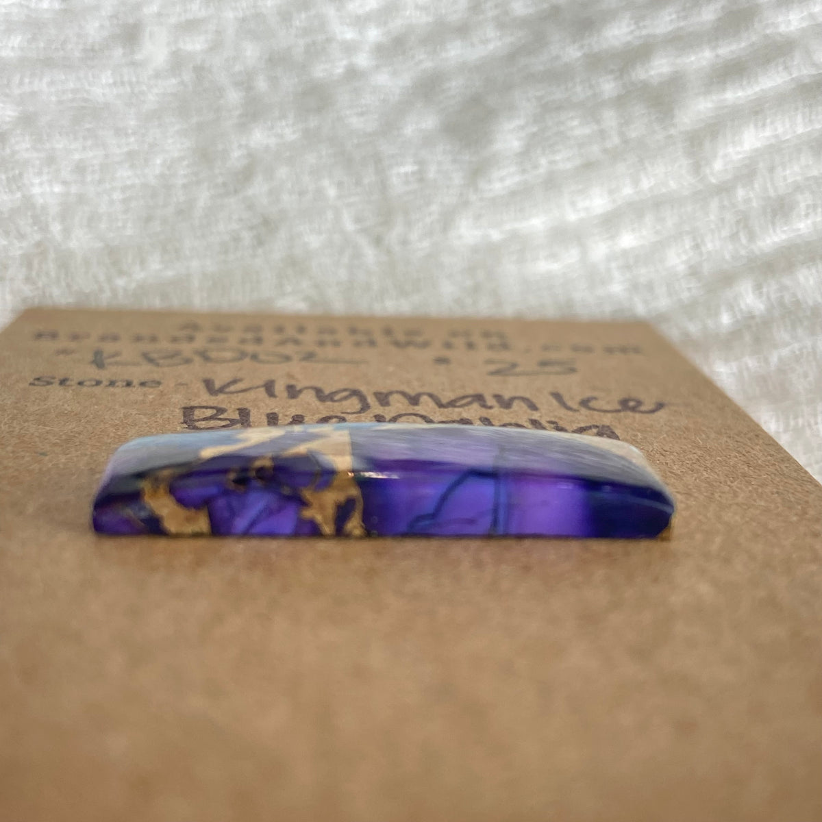 Kingman Ice Blue Dahlia Cabochon - KD02
