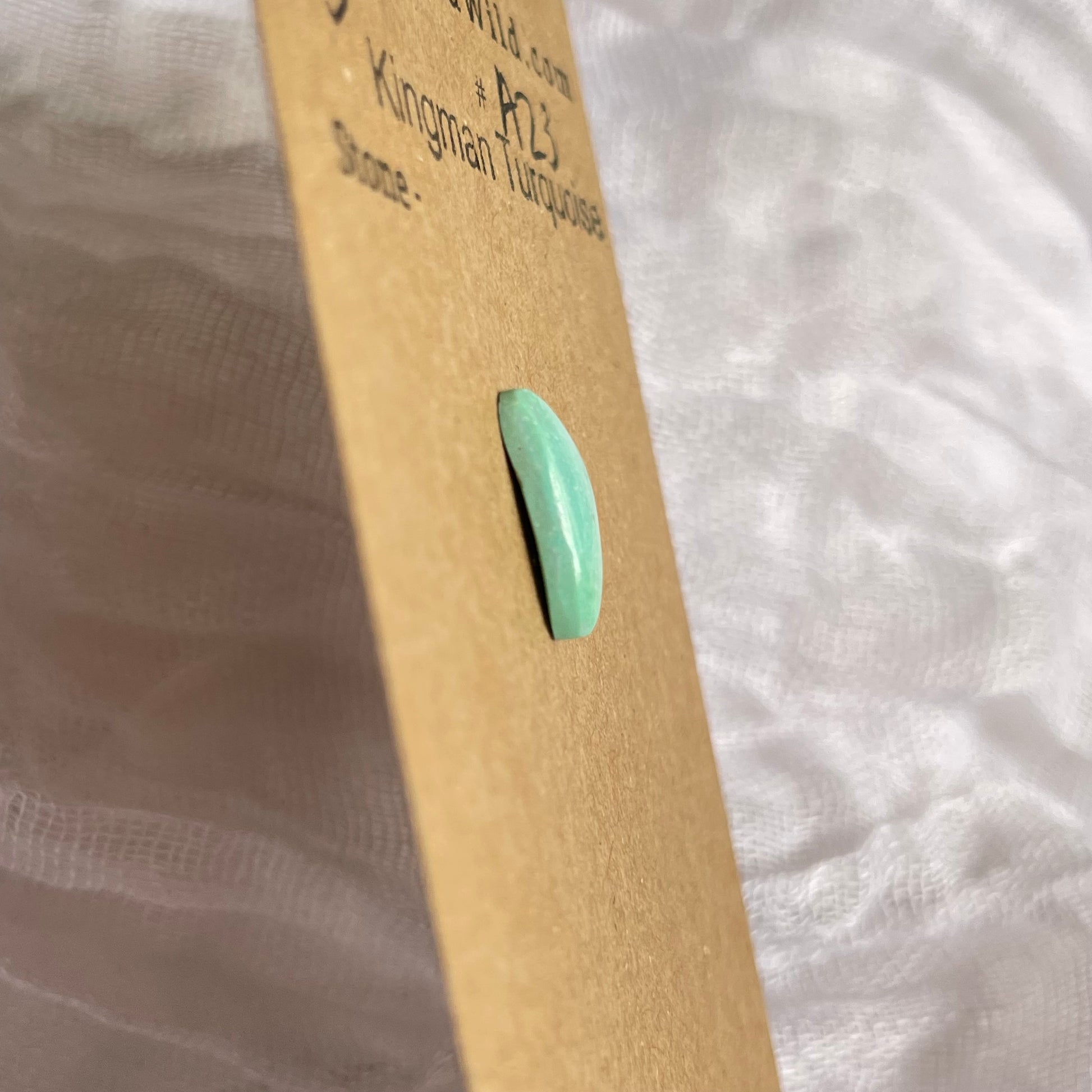 Kingman Turquoise Cabochon - KT23 11F9B4DE-DB30-4078-8929-B9EC484D0CA3 Brandedandwild.com