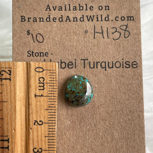 Hubei Turquoise Cabochon - H138 11FAF702-9C39-469E-A5D4-20E492838486 Brandedandwild.com