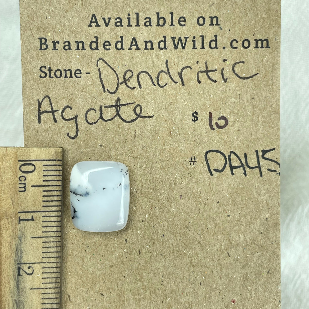Dendritic Agate Cabochon - DA45 11FF11D1-5C19-496E-8434-2CD552F8132E Brandedandwild.com