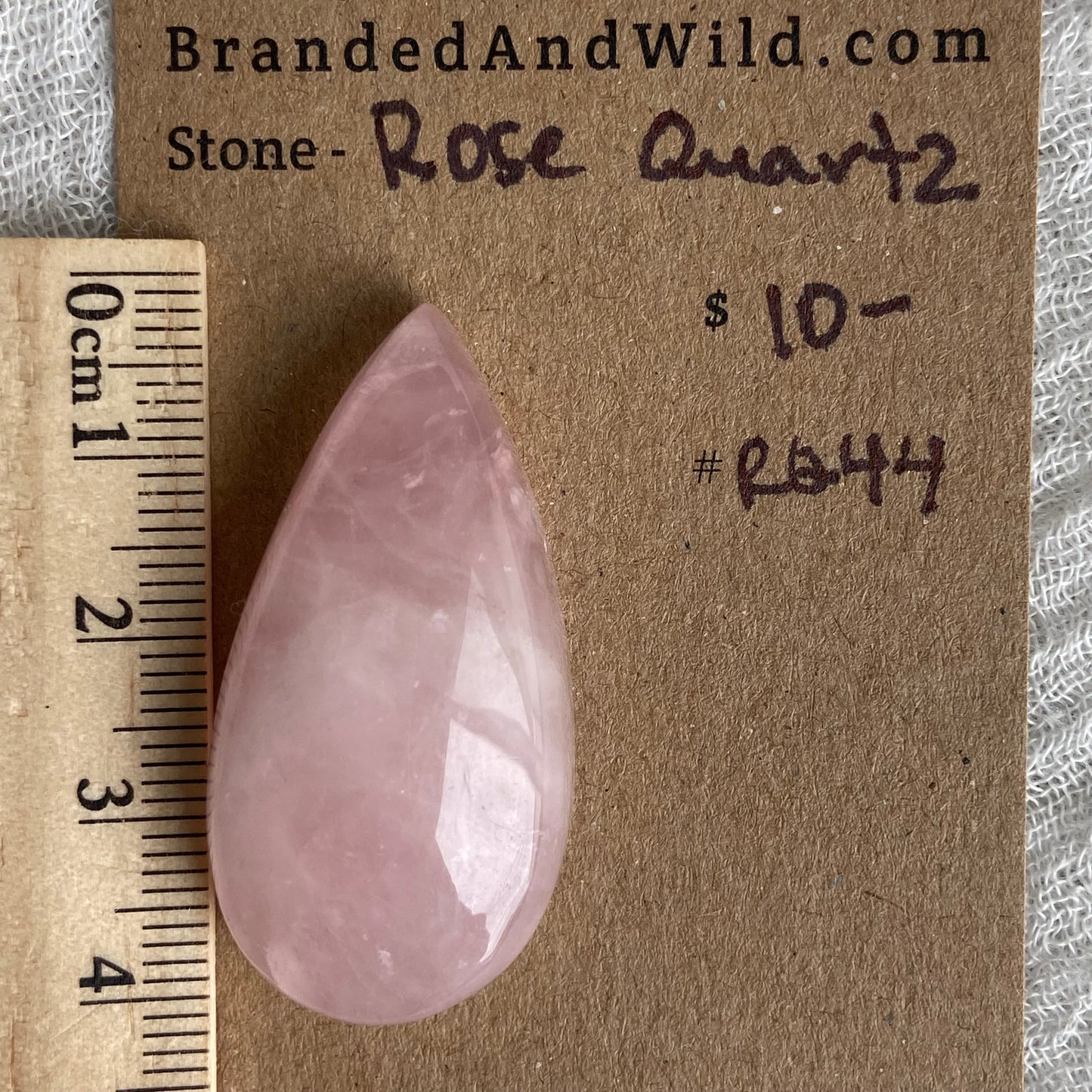 Rose Quartz Cabochon - RQ44