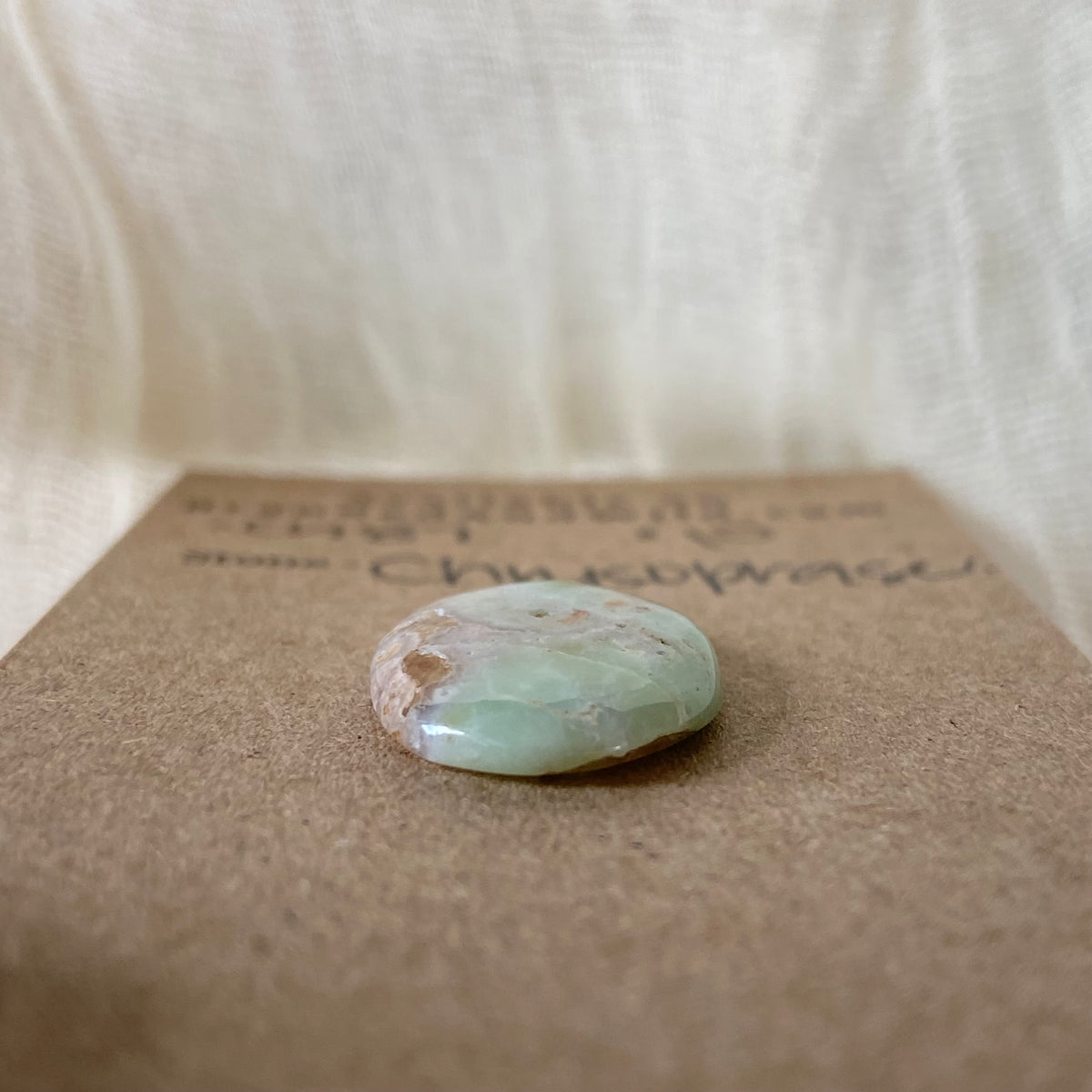 Chrysoprase Cabochon - Ch87 12049A04-4D36-4501-9FF6-9A2FEE4CCEAB Brandedandwild.com