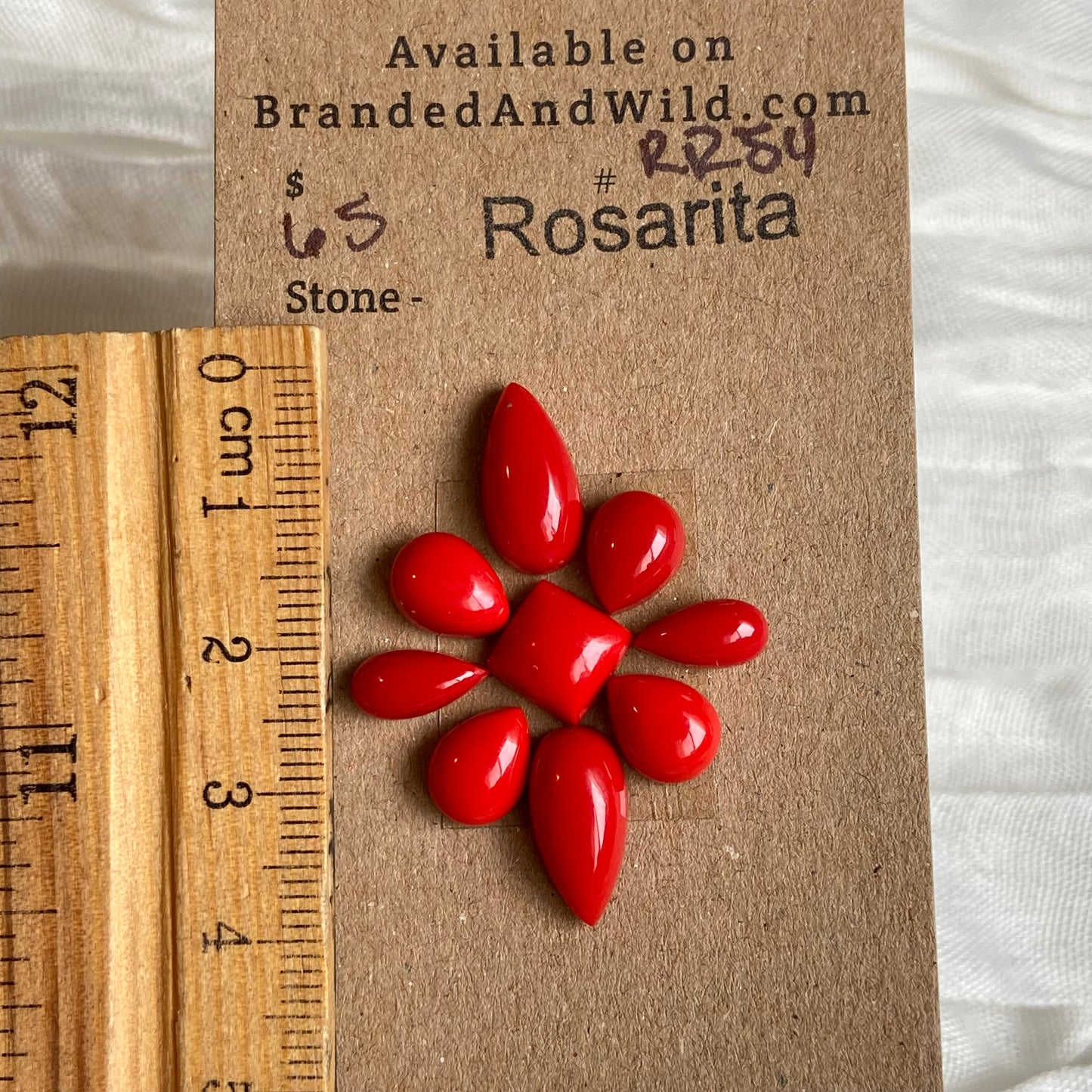 Rosarita - Cabochon - R54 124EDBAA-854C-4BEA-BD85-066BF57B76AA Brandedandwild.com