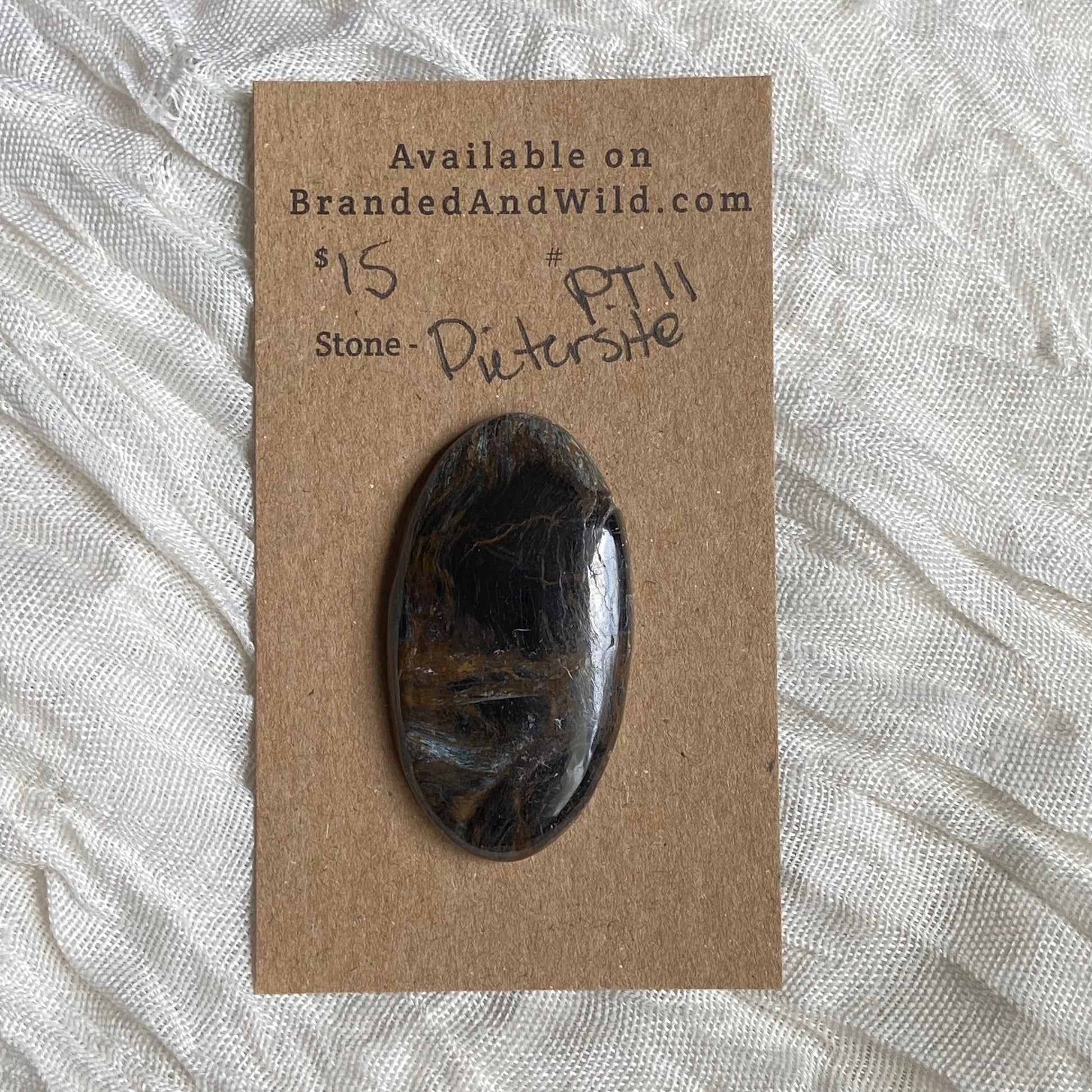 Pietersite Cabochon - PT11 1252DBCA-7C9B-488D-93BA-418409BDAFDF Brandedandwild.com