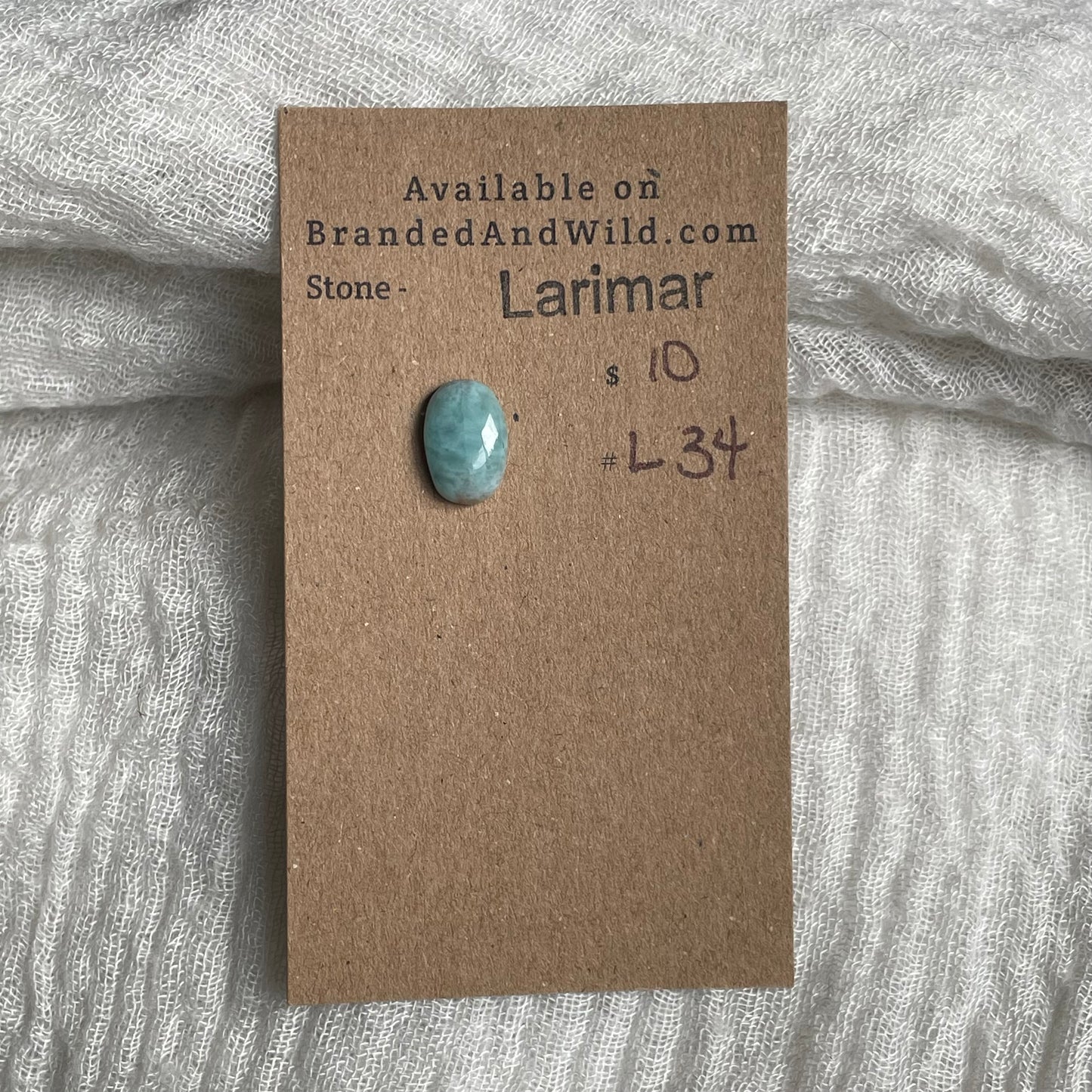 Larimar Cabochon - L34
