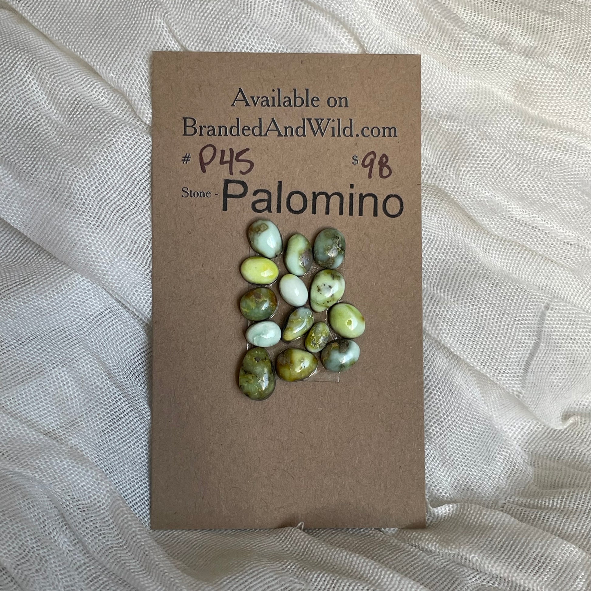 Palomino Cabochon - P45 1289E1BB-A1F9-4109-8063-09B0D9BAF07D Brandedandwild.com