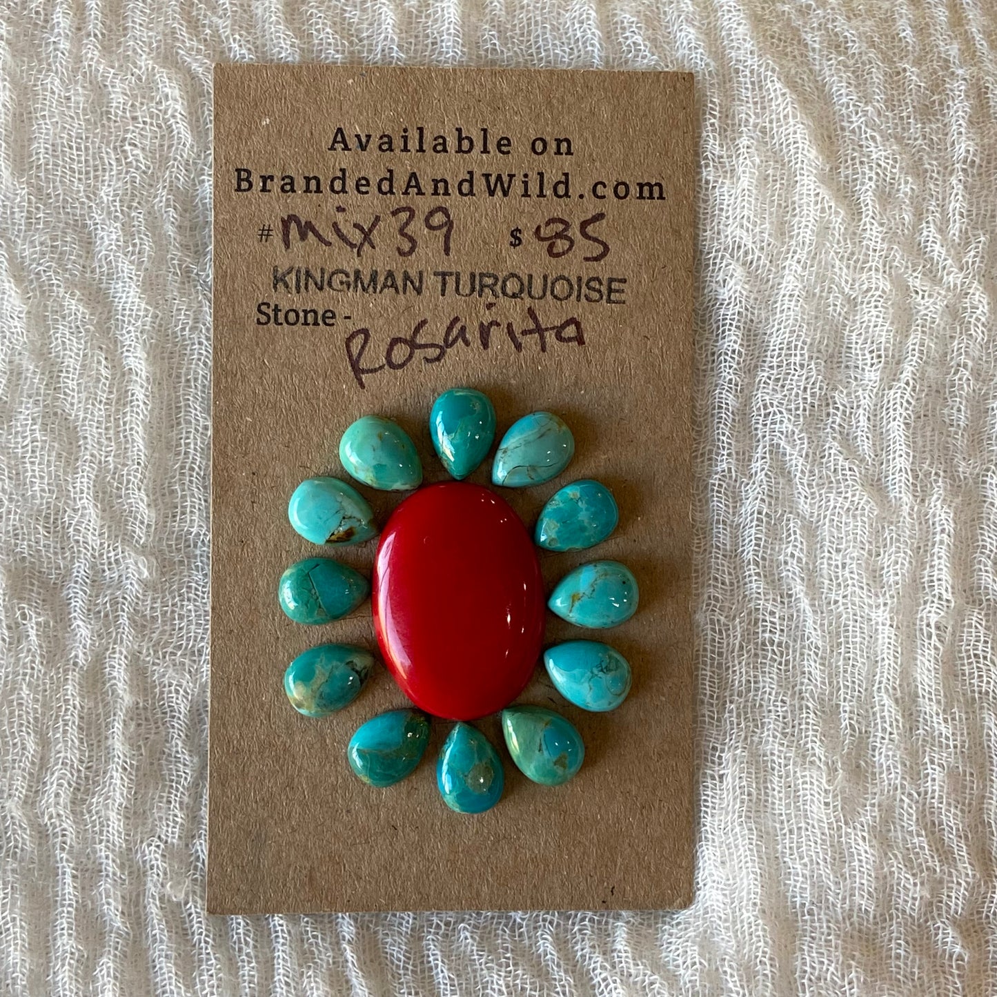 Rosarita / Kingman Cabochon - MIX39