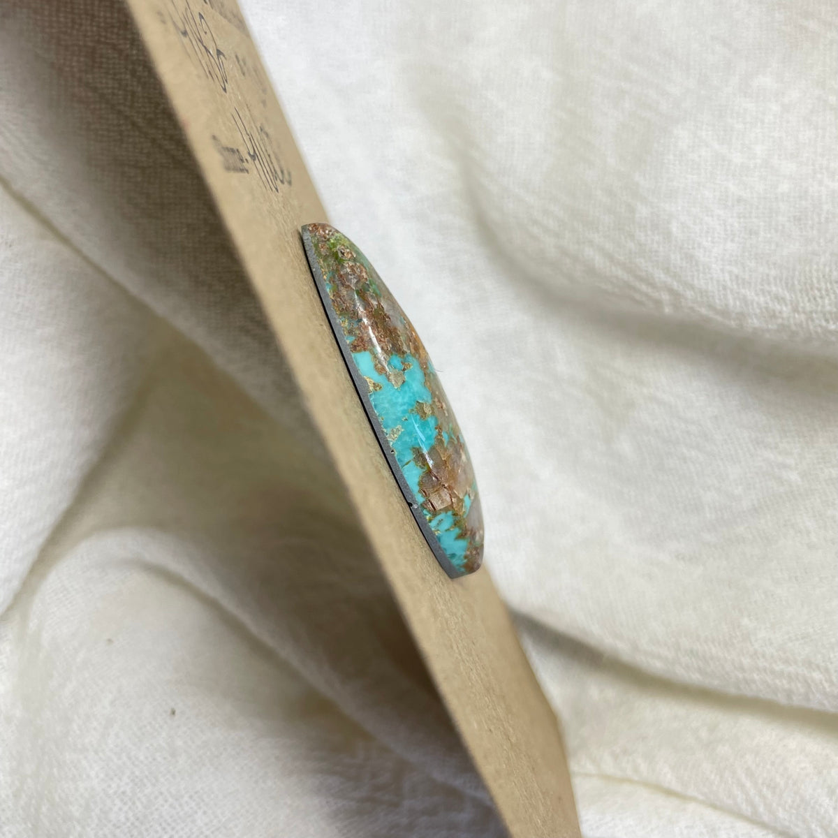 Hubei Turquoise Cabochon - H182 12BFAC73-1ECD-4782-AC5B-D335399729E8 Brandedandwild.com
