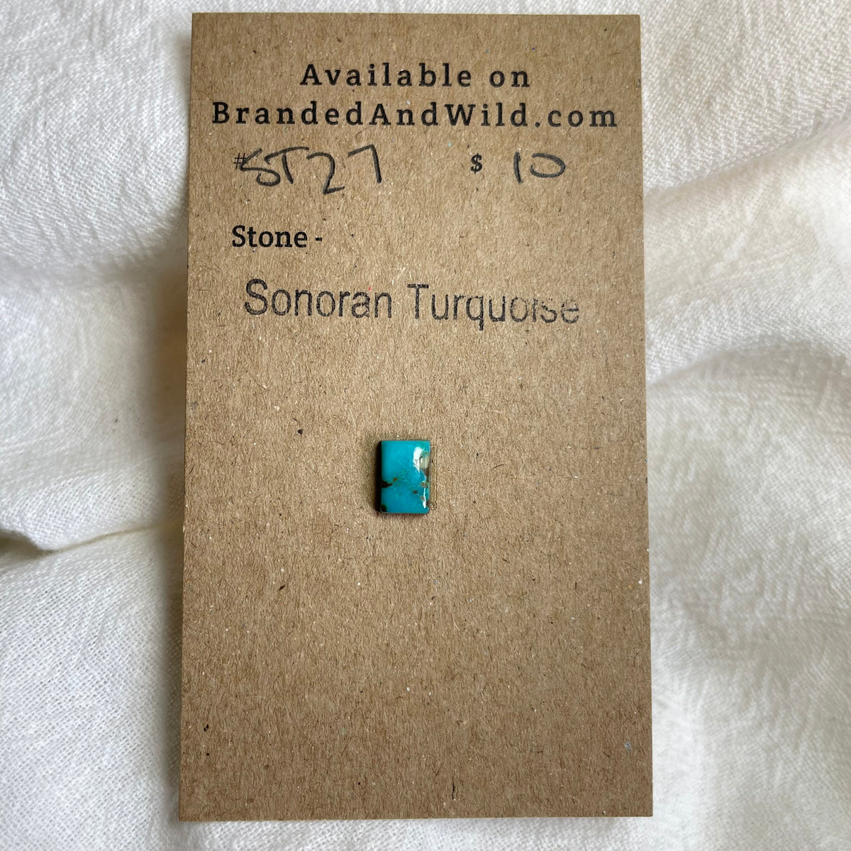 Sonoran Turquoise Cabochon - ST27 12BFF70D-06DE-4A45-87EF-2D769E8C6E9F Brandedandwild.com