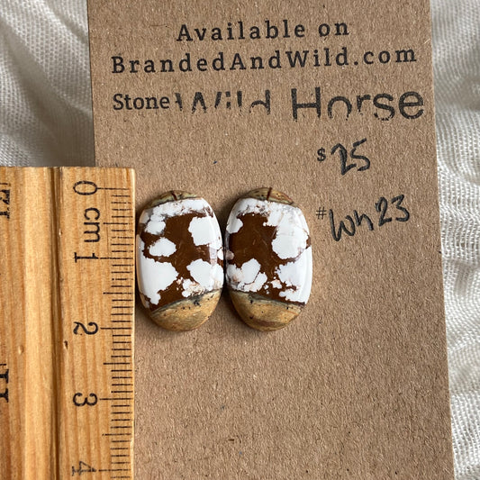 Wild Horse Cabochon - WH23 12C5E619-9436-4846-92E7-F681E872A598 Brandedandwild.com