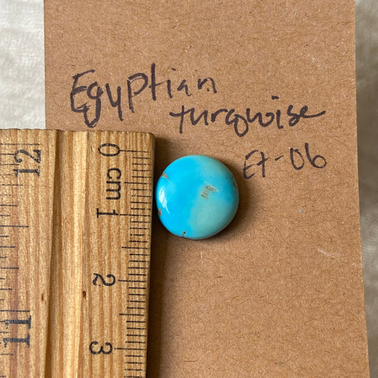 Egyptian Turquoise Cabochon - ET06 12D6D107-46C9-4FDF-BF59-857757CB7D38 Brandedandwild.com