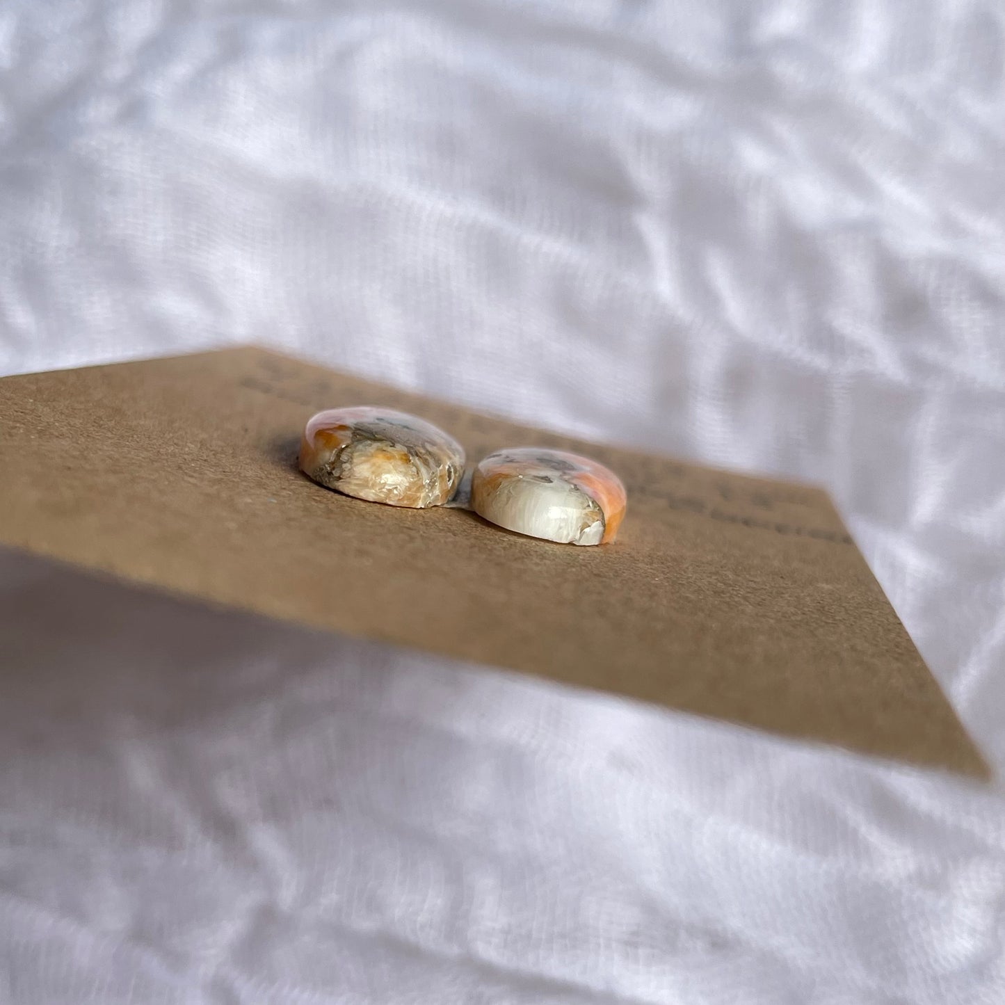 Turquoise, Oyster Shell, Copper Cabochon - TOC73 12F58B63-BA9E-4A81-AE2A-BFFD1CF72C8F Brandedandwild.com