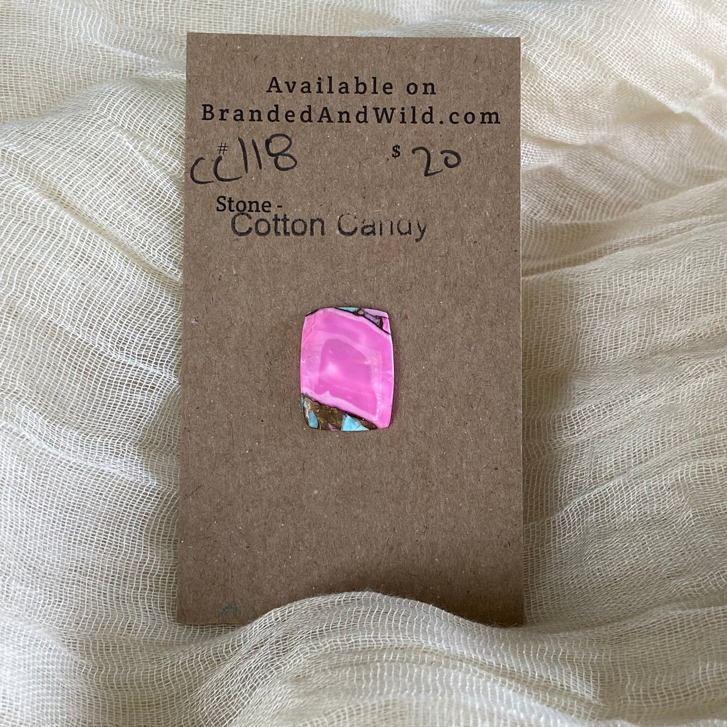 Cotton Candy Cabochon - CC118 12F77C86-AFBD-4711-9A29-7801C48B328F Brandedandwild.com