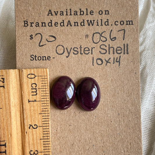 Oyster Shell Cabochon - OS67 12FC4290-B522-4A0D-9AAF-0C3B87B09387 Brandedandwild.com
