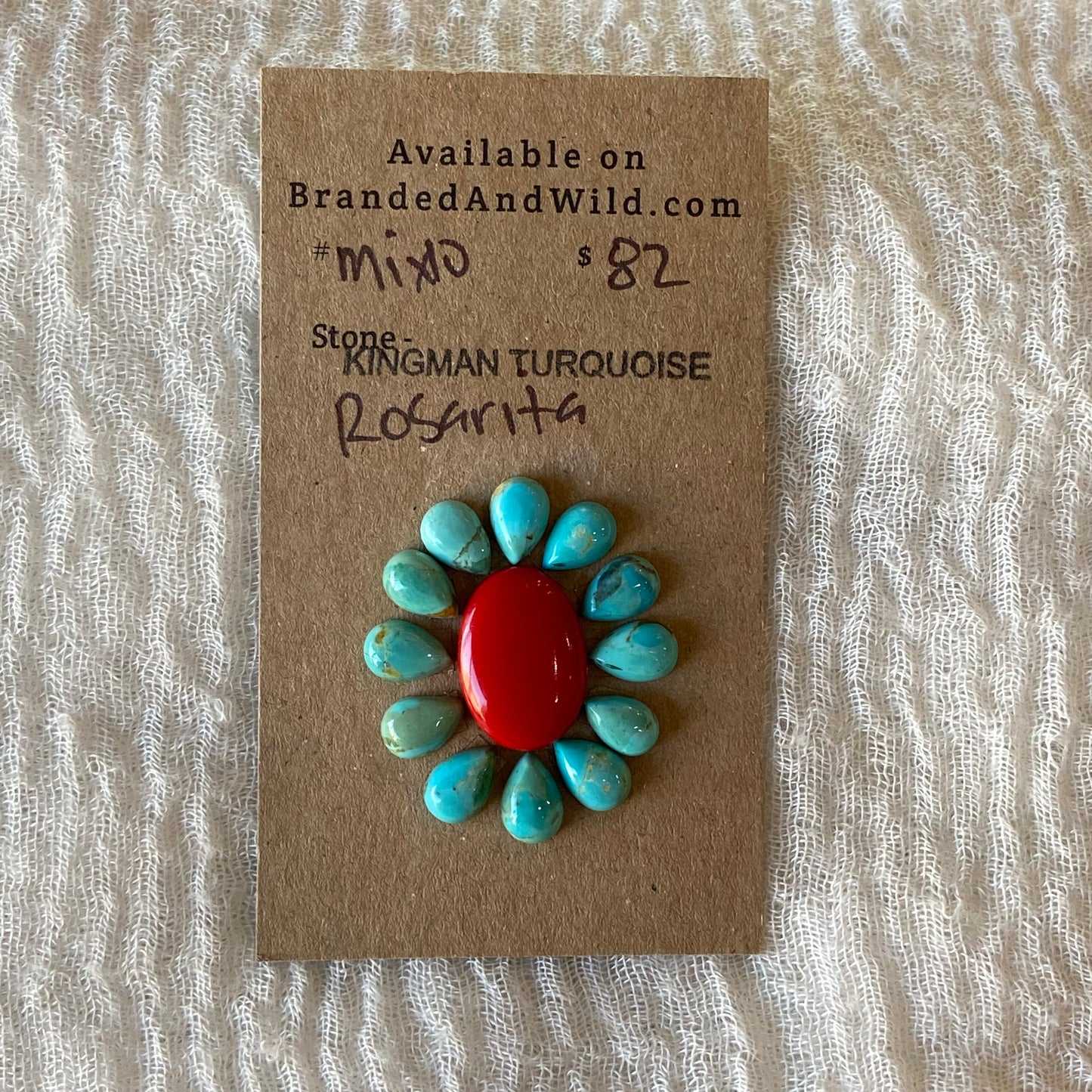 Rosarita / Kingman Cabochon - MIX10