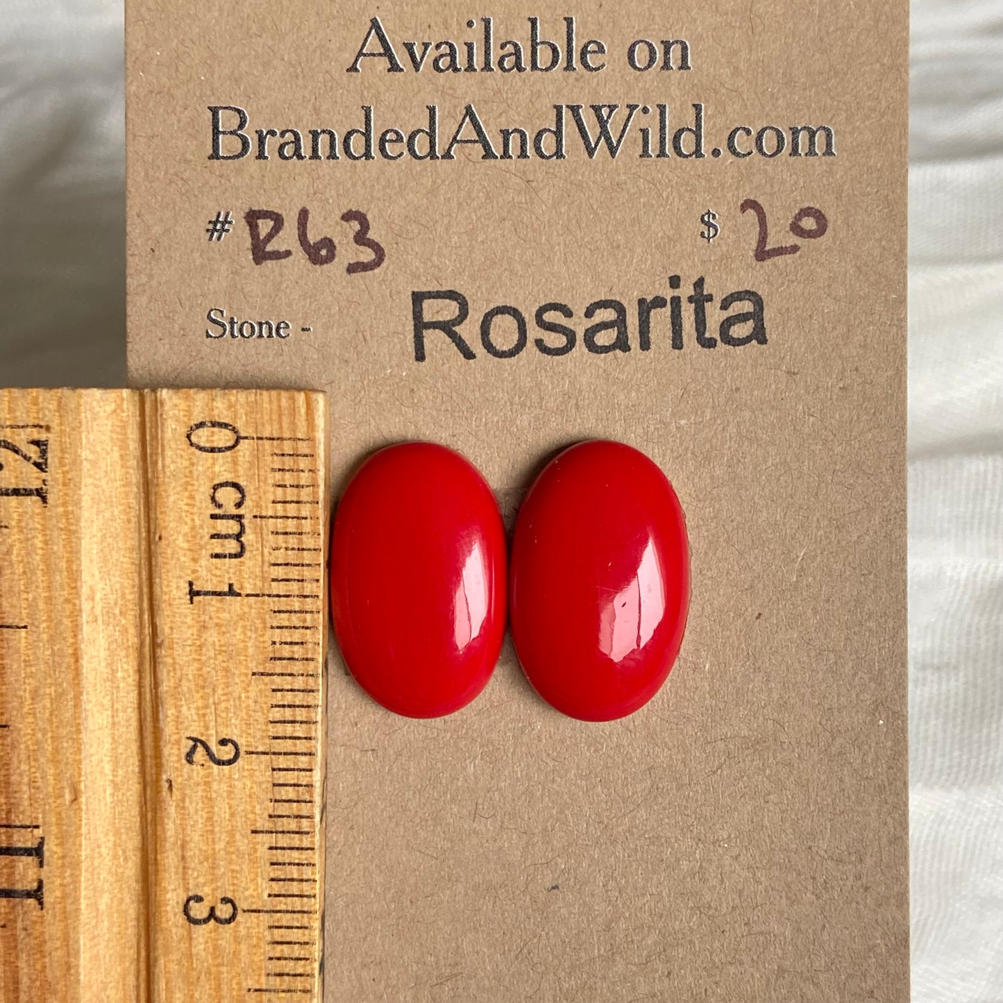 Rosarita - Cabochon - R63 130E6CDF-7945-4940-B1FB-13BCCF9865C1 Brandedandwild.com