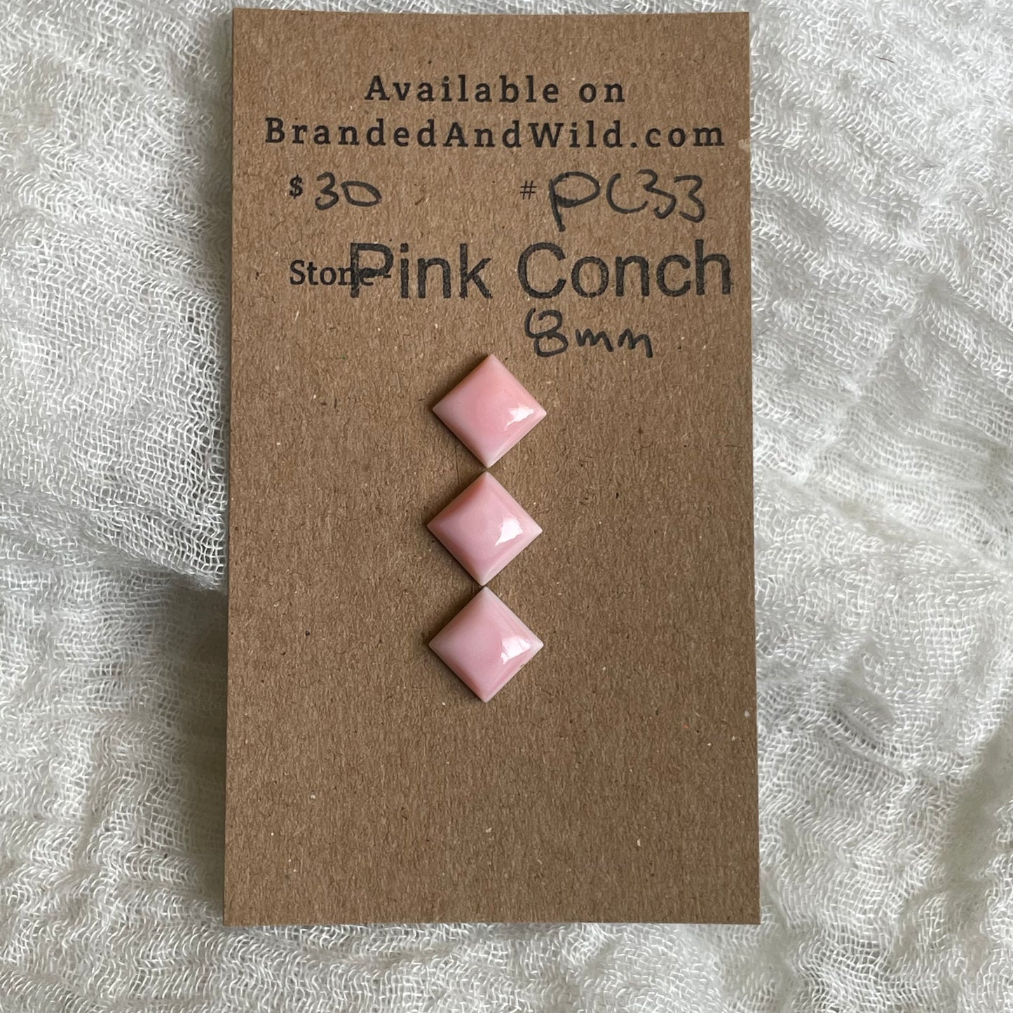 Pink Conch Cabochon - PC33