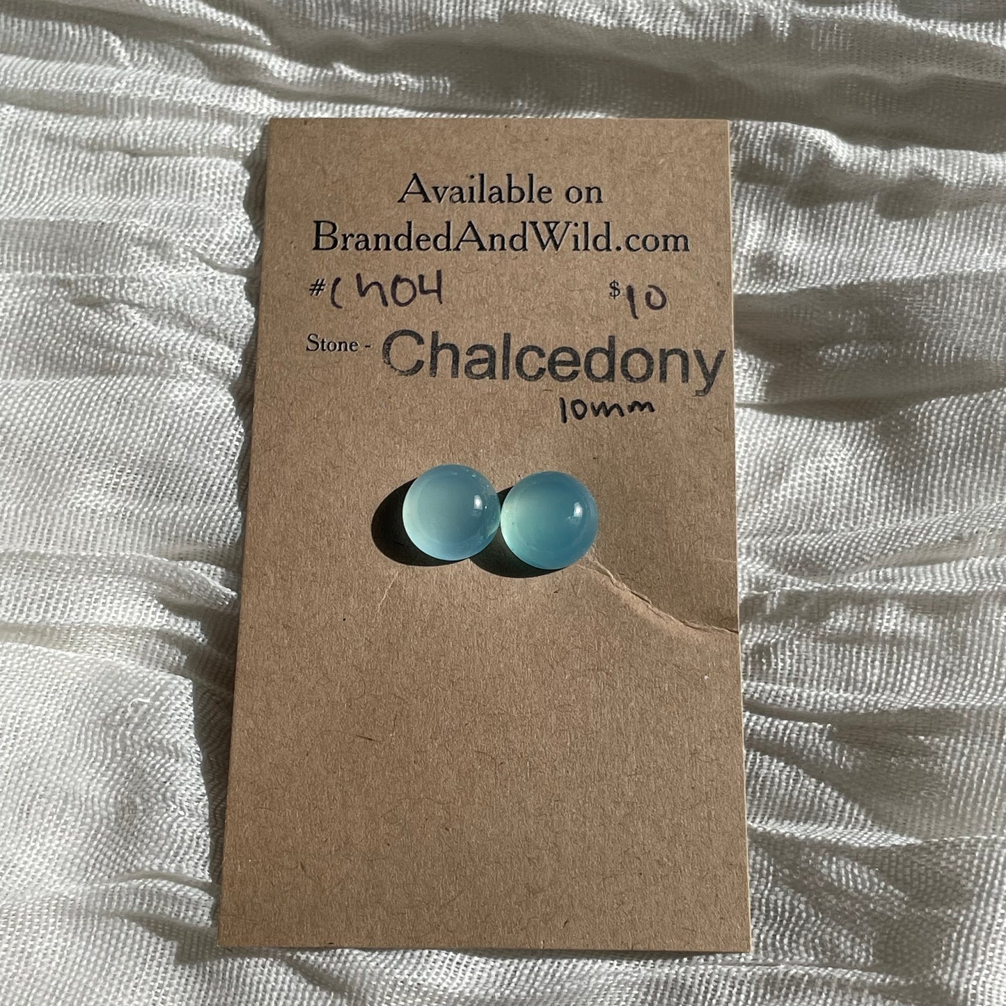 Chalcedony Cabochon - CH04 1340A6E6-5319-4F7B-BAD8-3828A7801B88 Brandedandwild.com