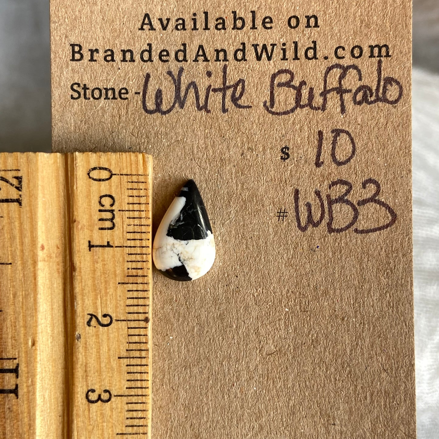 White Buffalo Cabochon - WB3