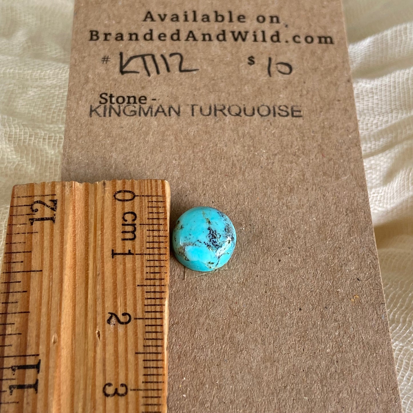 Kingman Turquoise Cabochon - KT112 136B6333-FCE7-4D5F-8D8C-39822607F751 Brandedandwild.com