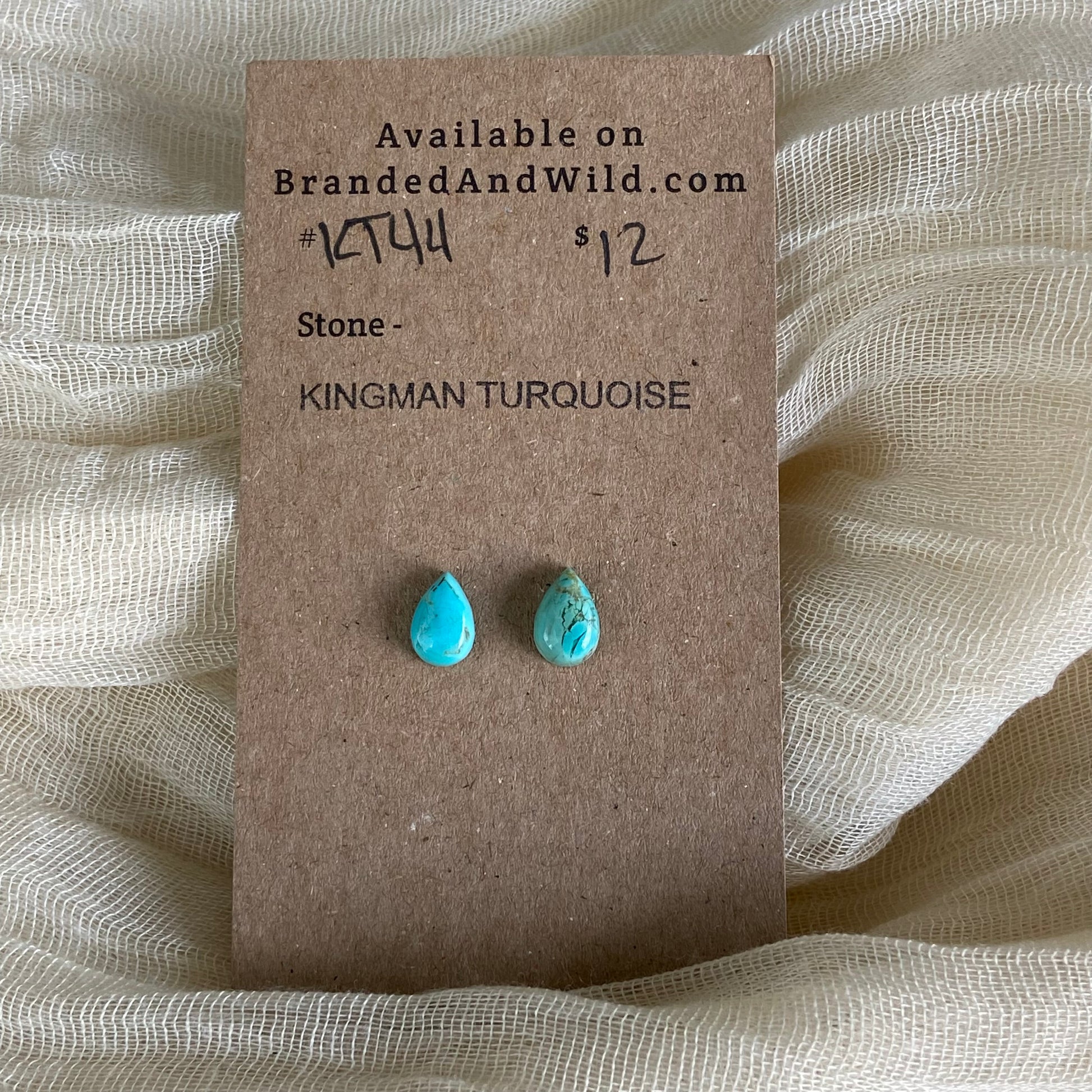 Kingman Turquoise Cabochon - KT44 1377A734-09ED-4A2D-BDFA-2663D06EAEE2 Brandedandwild.com