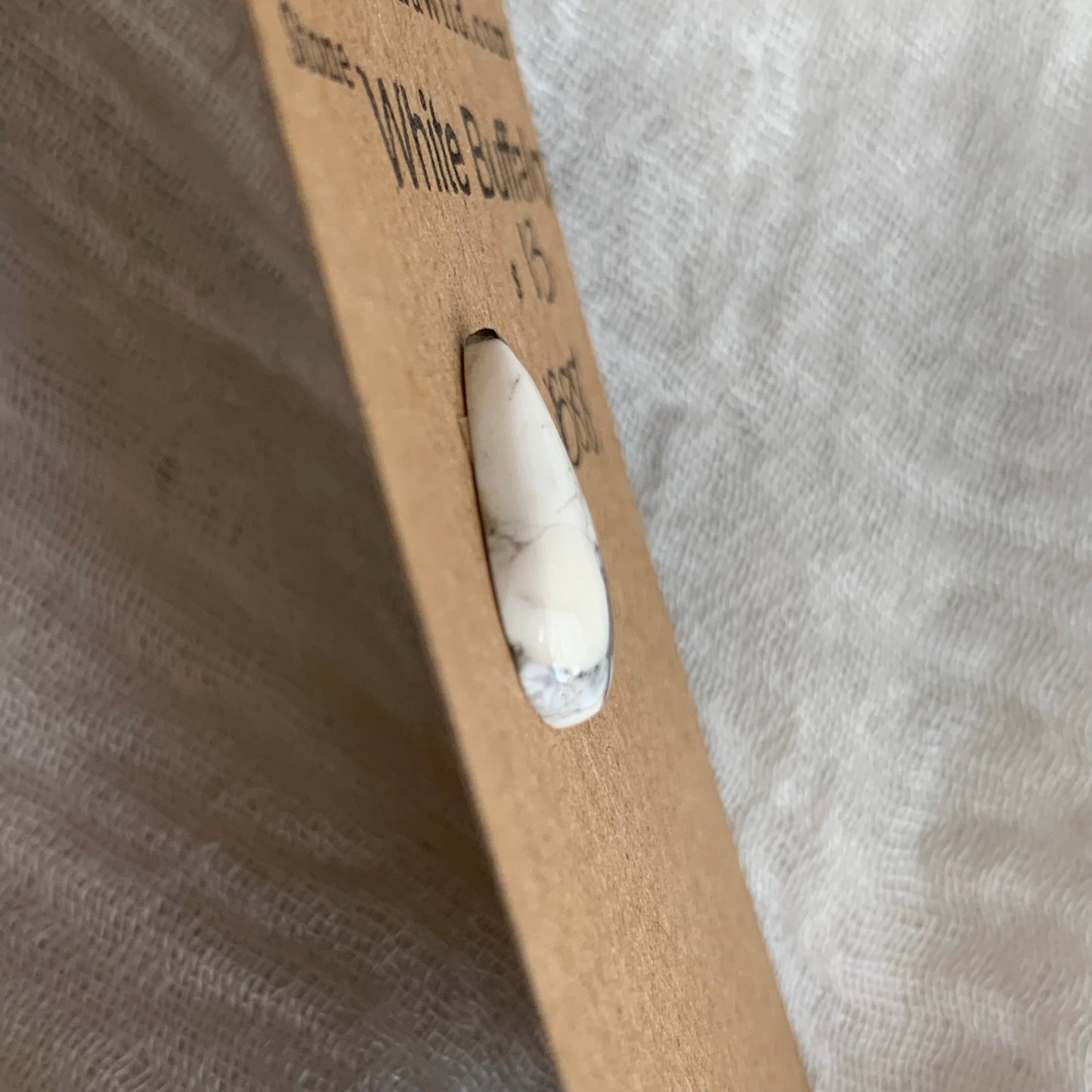 White Buffalo Cabochon - WB88