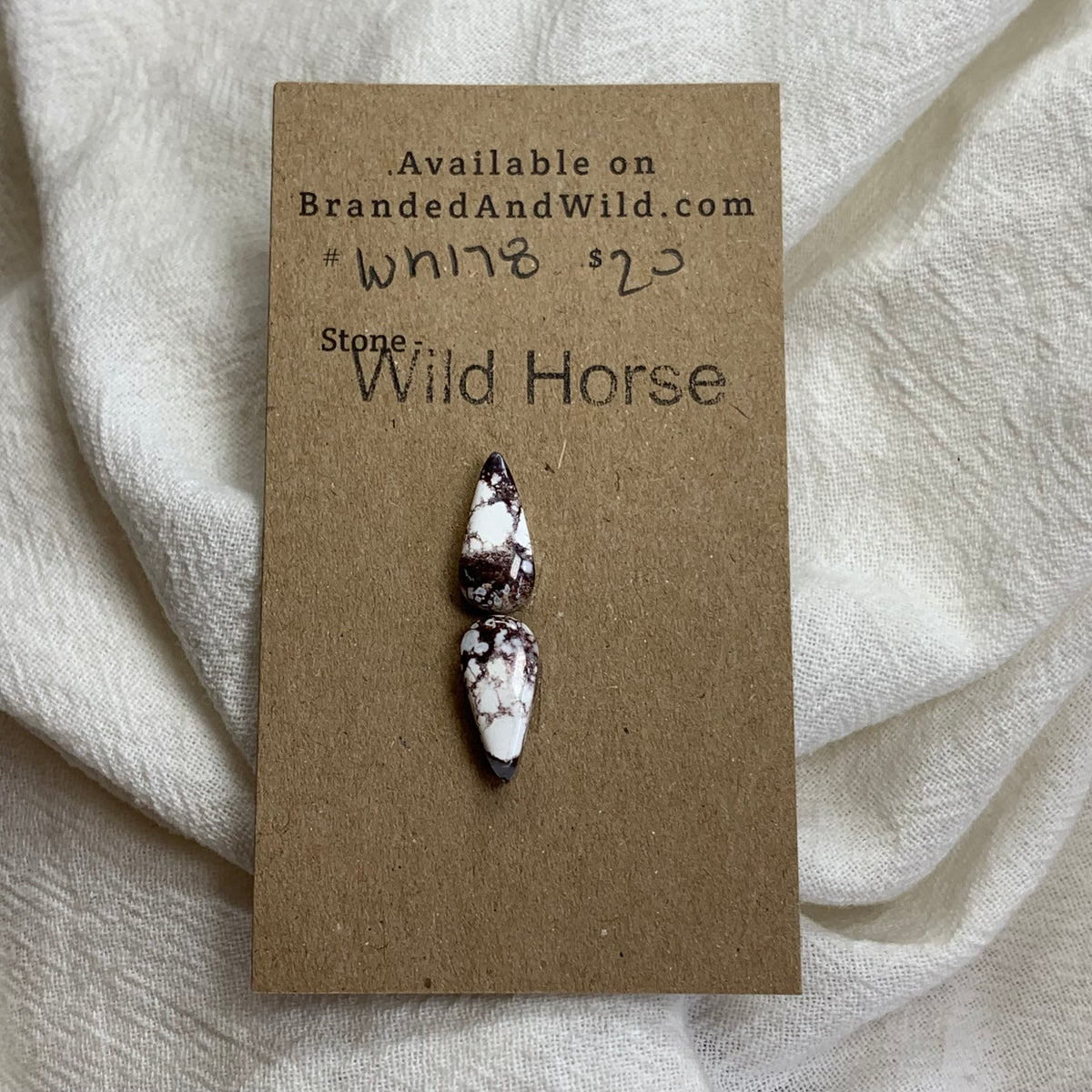 Wild Horse Cabochon - WH178 138DDD29-7A48-4A40-85B2-112920D209D2 Brandedandwild.com