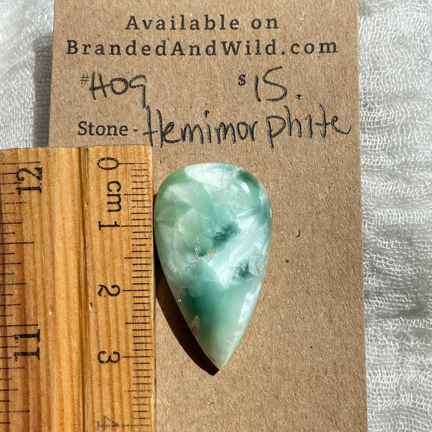 Hemimorite Cabochon - H09