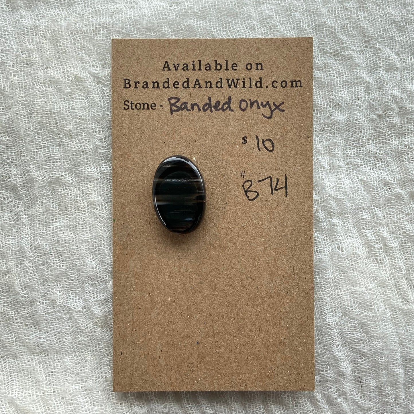 Banded Onyx - Cabochon - B74