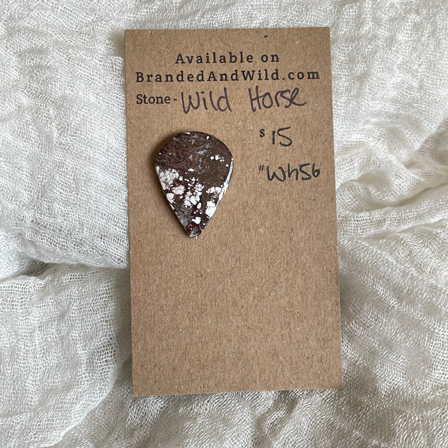 Wild Horse Cabochon - WH56 140741A5-69EB-4FDF-B6F3-BCC0C33BA995 Brandedandwild.com