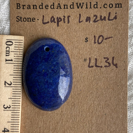 Lapis Lazuli Cabochon -Drilled- LL36