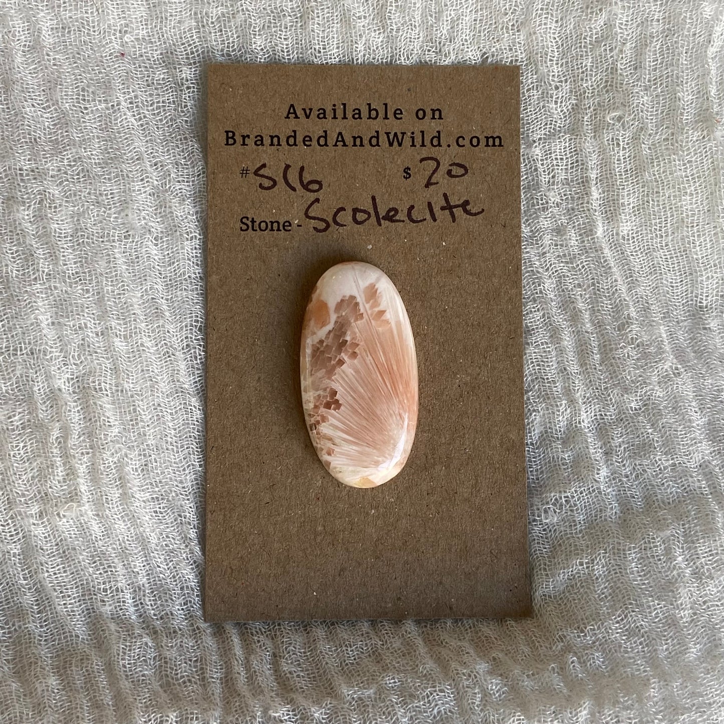Scolecite Cabochon - S16