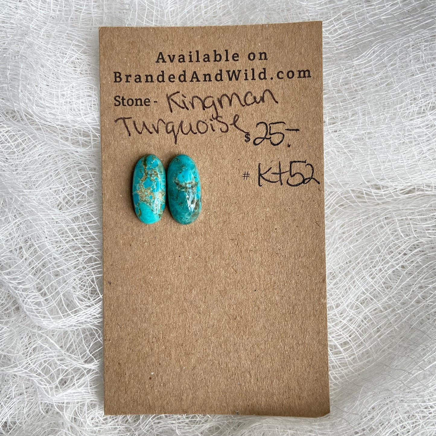 Kingman Turquoise (composite) Cabochon - KT52