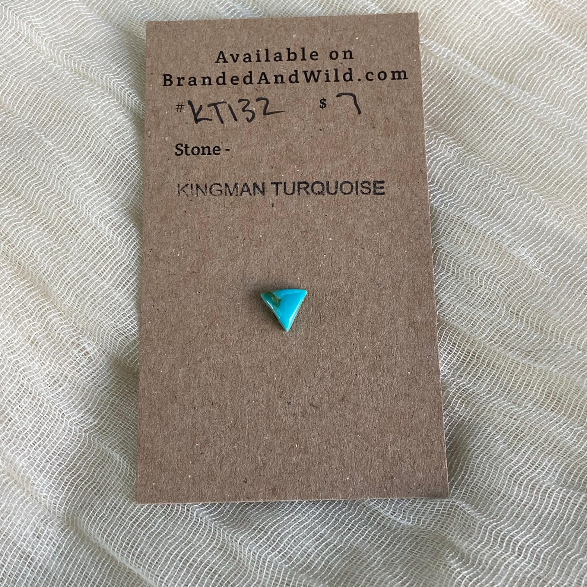 Kingman Turquoise Cabochon - KT132 14159030-0682-41C6-89F2-F7EA0359BB1E Brandedandwild.com