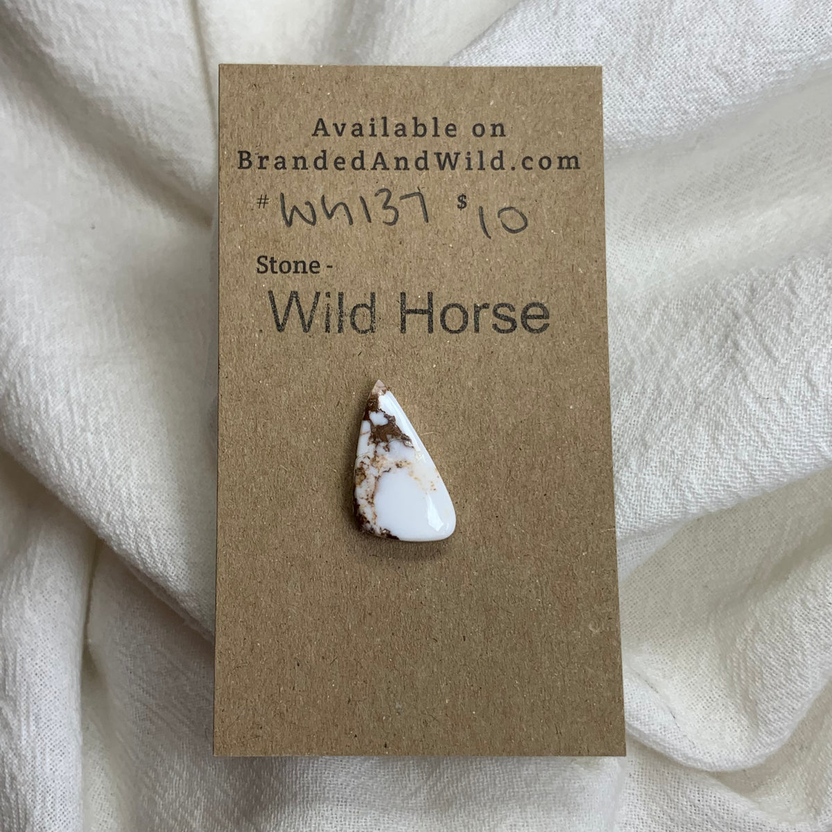 Wild Horse Cabochon - WH137 141E66CA-5E8B-4809-AF64-515CC2C00DB2 Brandedandwild.com