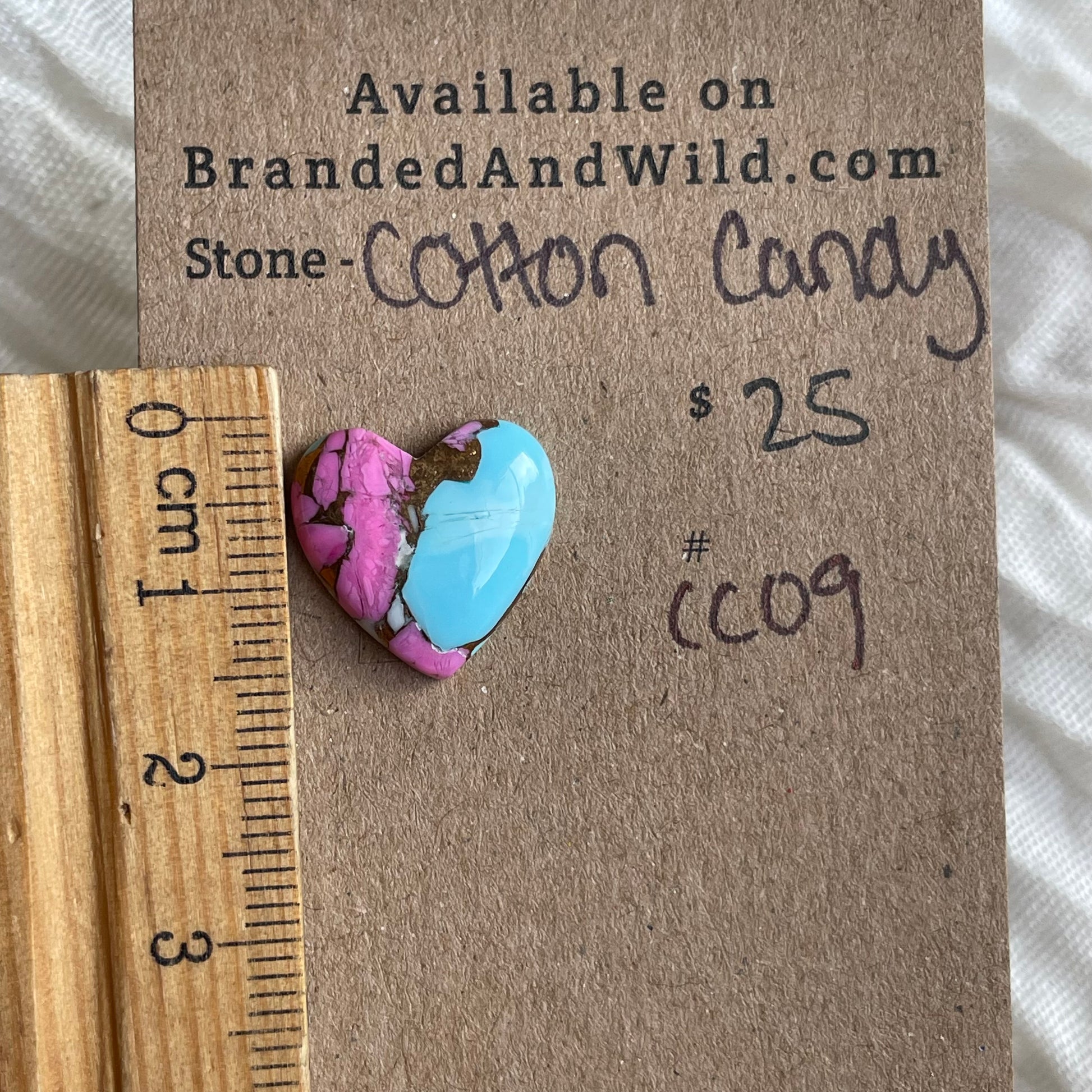 Cotton Candy Cabochon - CC09 143762EC-D770-4EE3-A87E-C6437696B62D Brandedandwild.com