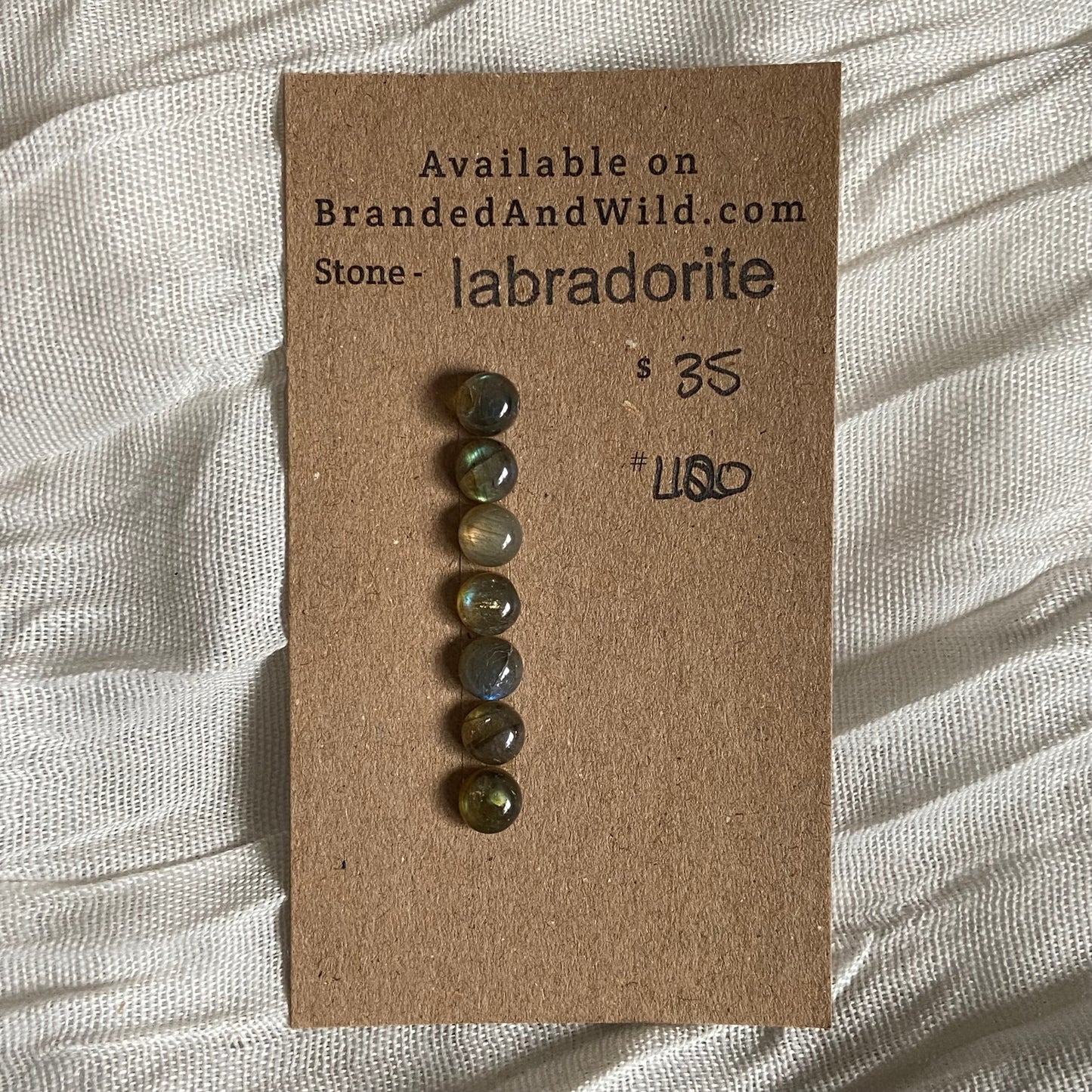 Labradorite Cabochon - L120 143D5C9B-D0EC-4CAA-94FA-0A33C43E4858 Brandedandwild.com