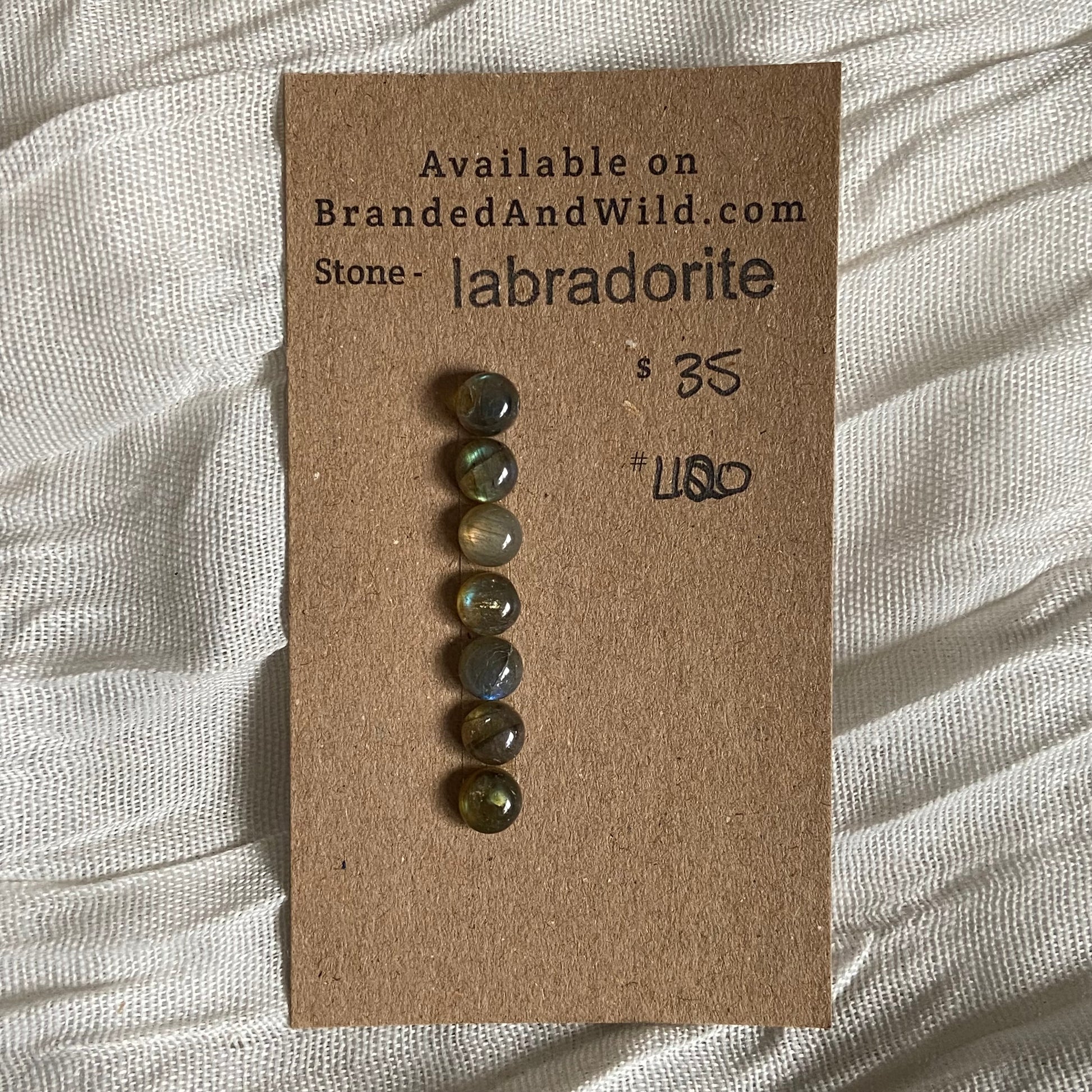 Labradorite Cabochon - L120 143D5C9B-D0EC-4CAA-94FA-0A33C43E4858 Brandedandwild.com