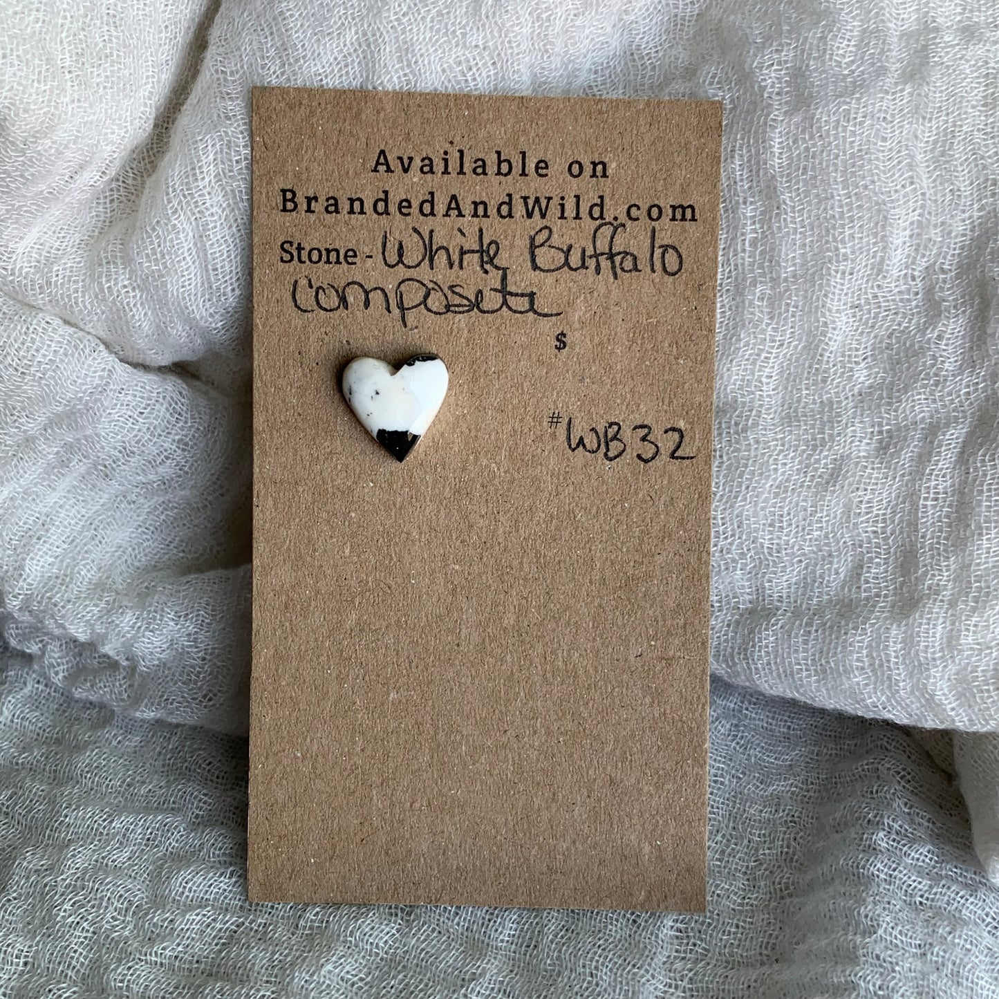 White Buffalo Cabochon - WB32