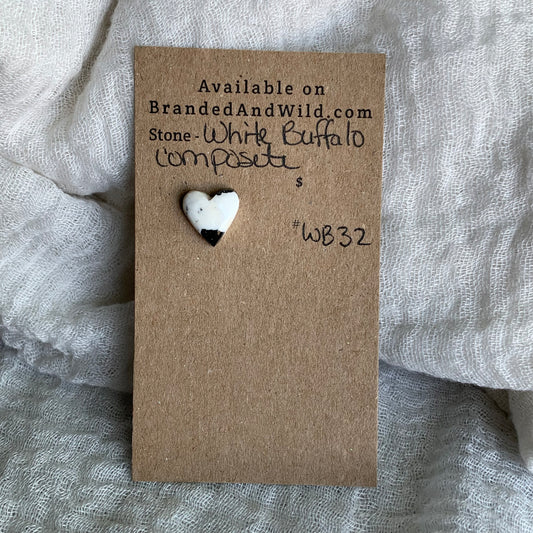 White Buffalo Cabochon - WB32