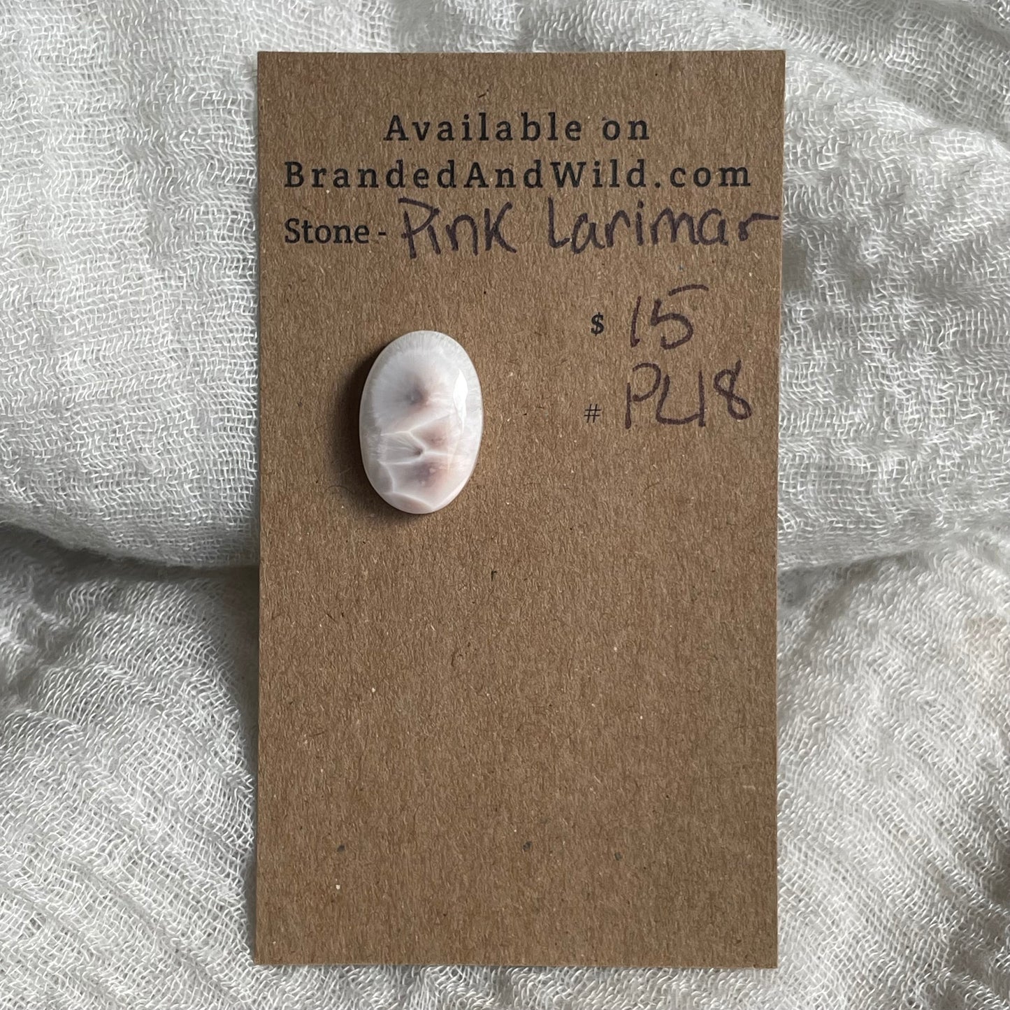 Pink Larimar Cabochon - PL18