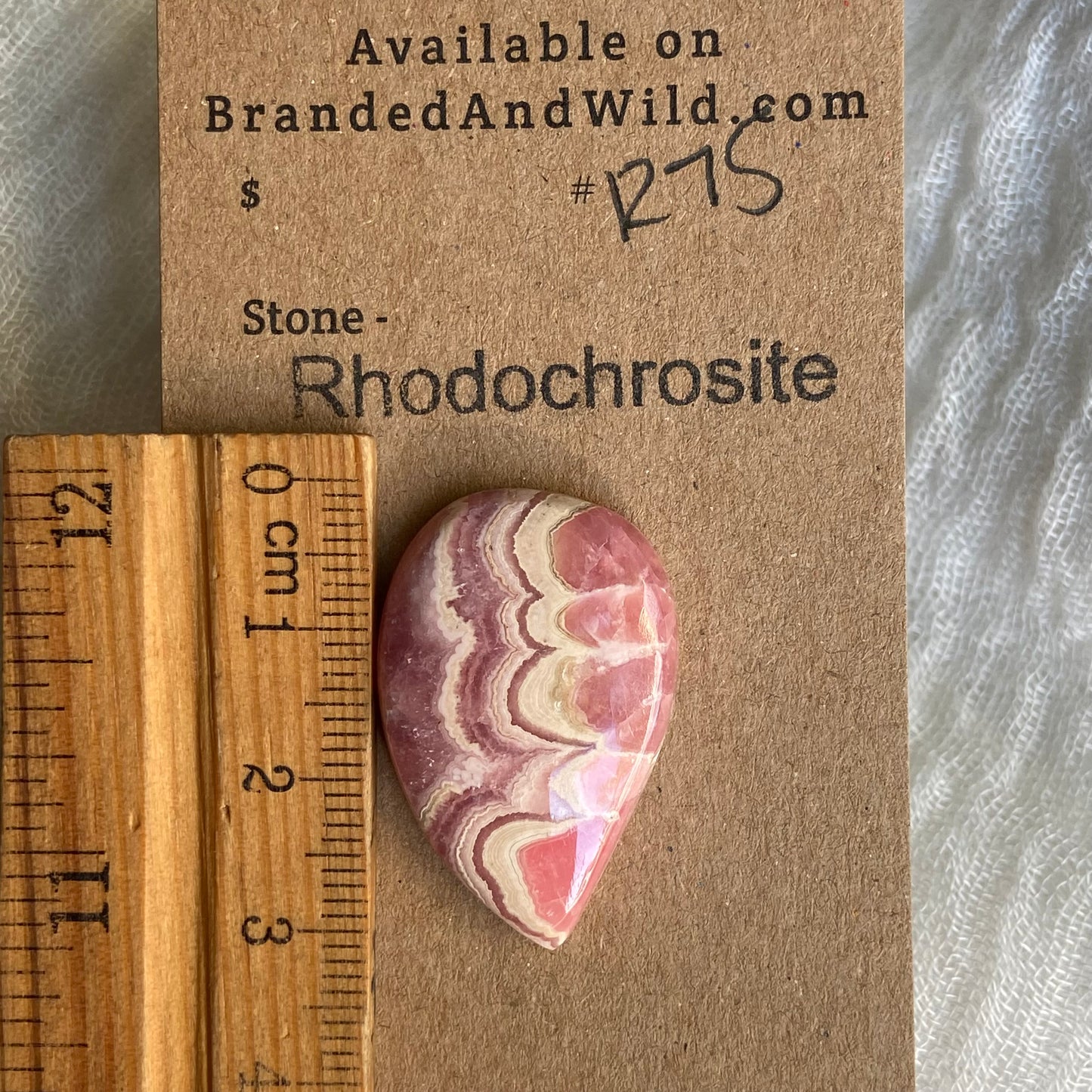 Rhodochrosite Cabochon - R75