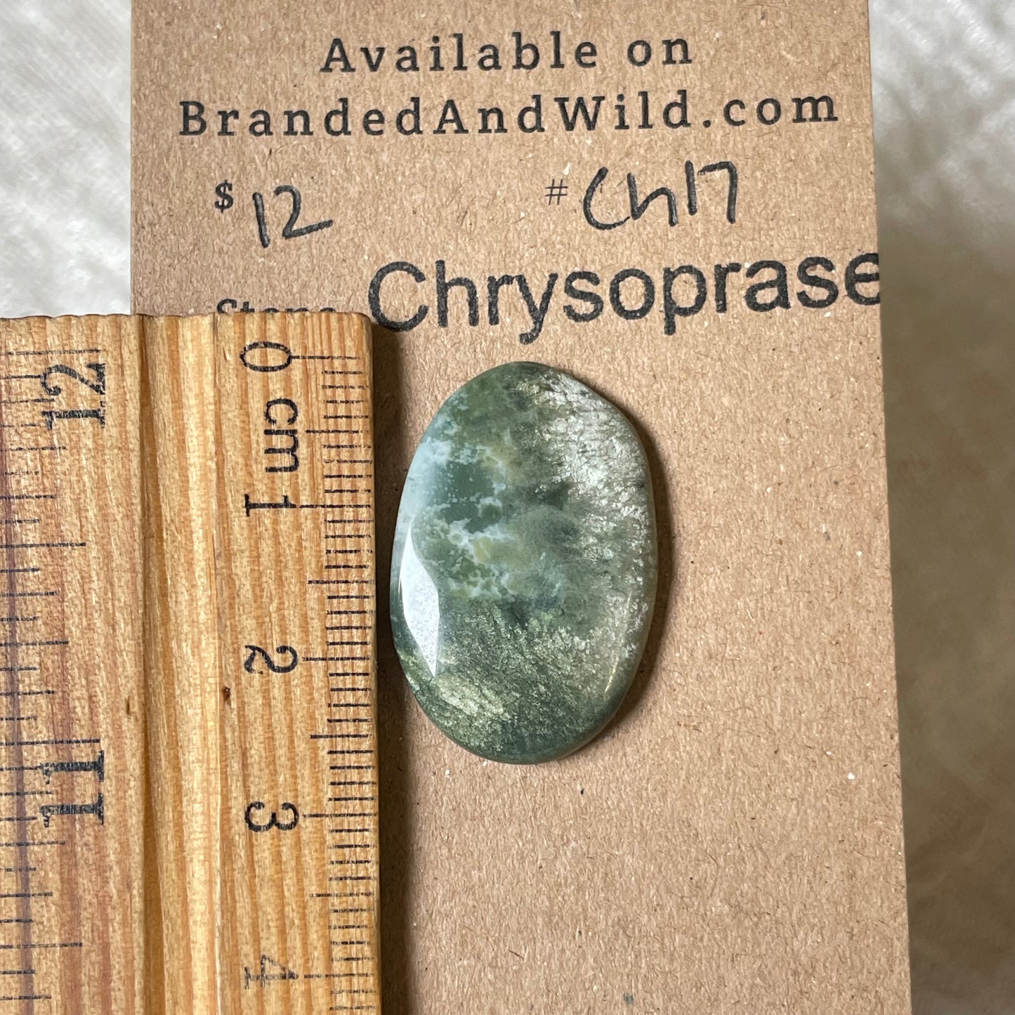 Chrysoprase Cabochon - Ch17 14BCB4CF-6456-4768-9108-2F853DB4881C Brandedandwild.com
