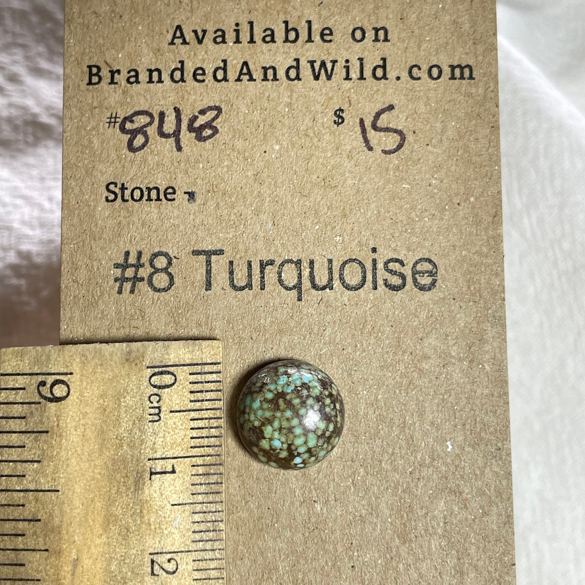 #8 Turquoise Cabochon - 848 14CAFC00-3575-4A52-9921-B955E43AC552 Brandedandwild.com