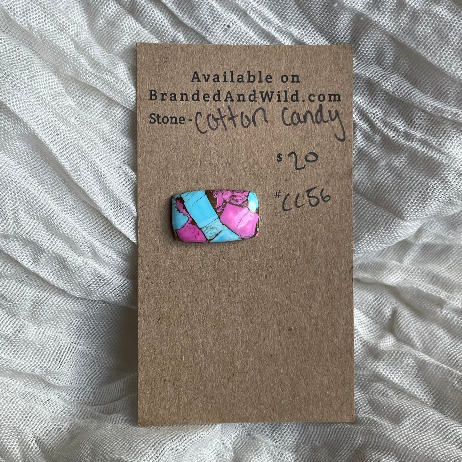 Cotton Candy Cabochon - CC56 14E63CC2-5D66-4557-ACEB-0128C0A104A0 Brandedandwild.com